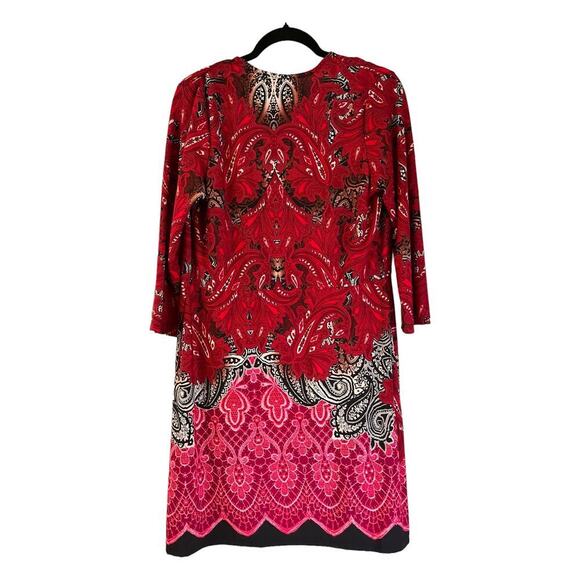 Peck & Peck 2 Piece Top and Jacket Oversized Top Red Small (see description) - Picture 2 of 7